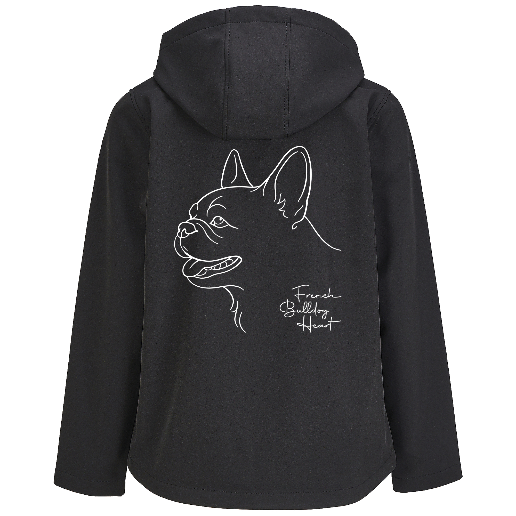 FRENCHIE_BLACK_LADIES_SOFTSHELL_HOODED