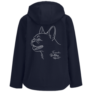 FRENCHIE_NAVY_LADIES_SOFTSHELL_HOODED