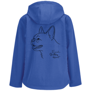 FRENCHIE_ROYAL_BLUE_LADIES_SOFTSHELL_HOODED
