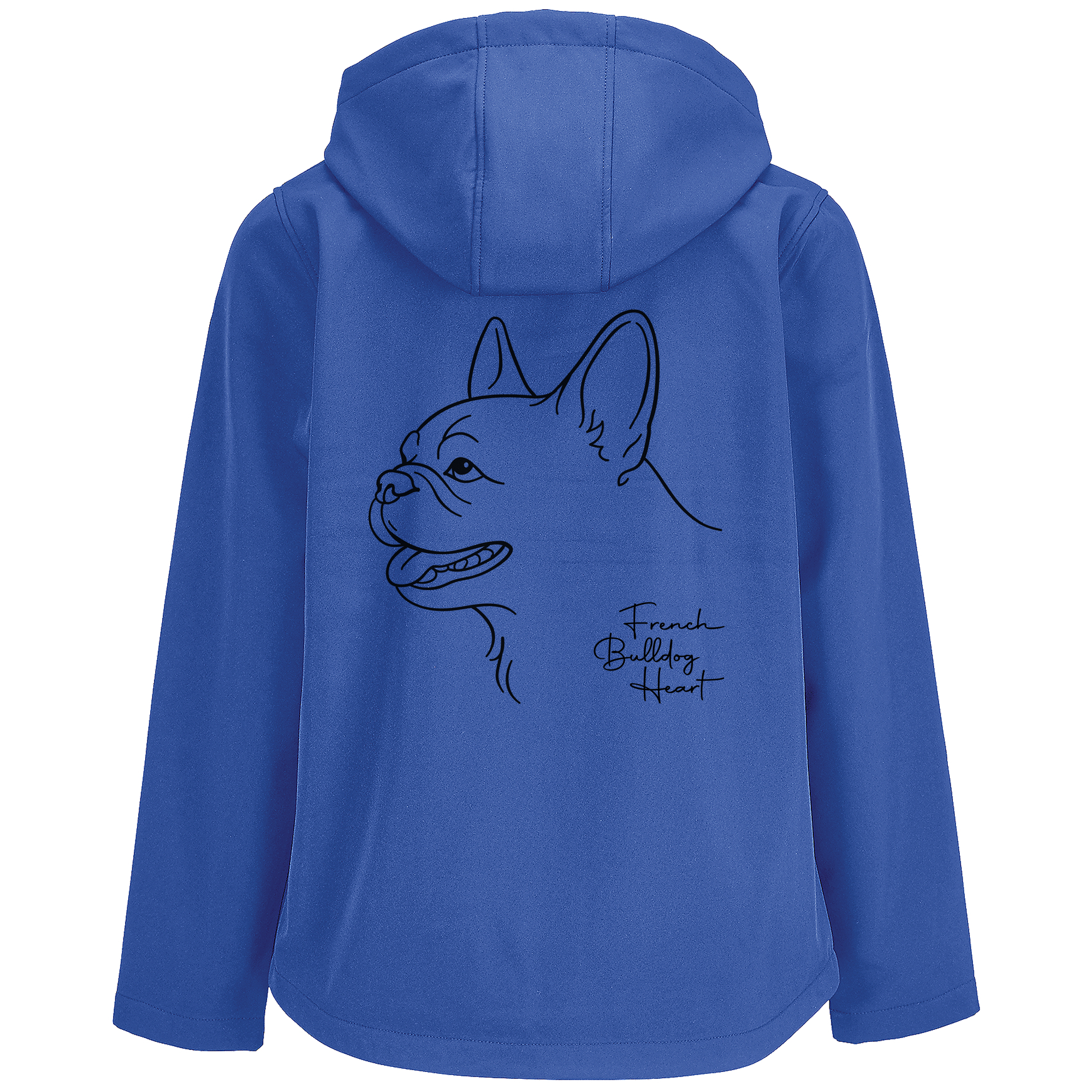 FRENCHIE_ROYAL_BLUE_LADIES_SOFTSHELL_HOODED