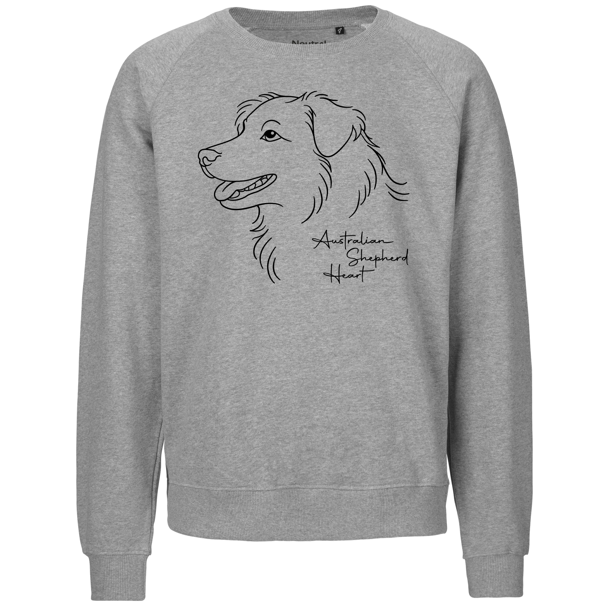 australian_shepherd_UNISEX_SWEATER_grey